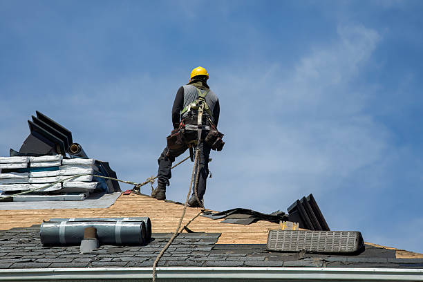 Professional Roof Installation technician working in Quinlan, TX